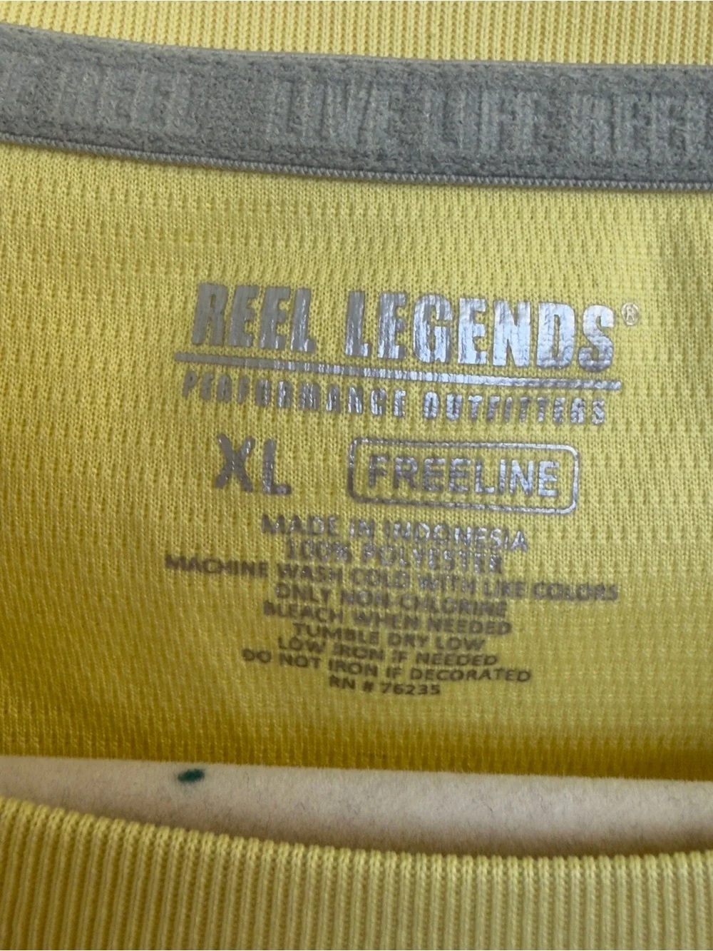 Reel Legends Long-Sleeve Performance Shirt - Pale Yellow